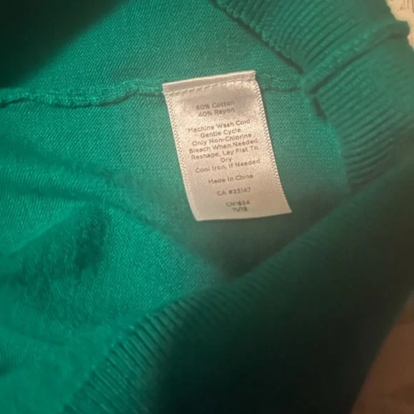 EUC Talbots Petite Small Short Sleeve Knit Top - Picture 4 of 6